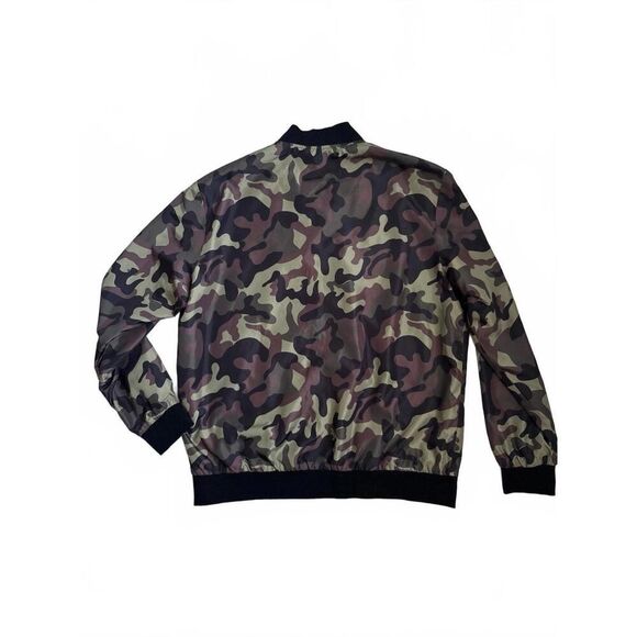 Coofandy Men’s Camo Windbreaker Zip Up Jacket Large L Inside Pocket - Picture 6 of 7